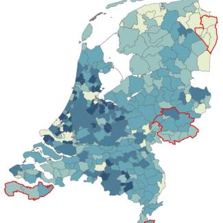 Kaartje inkomen NL